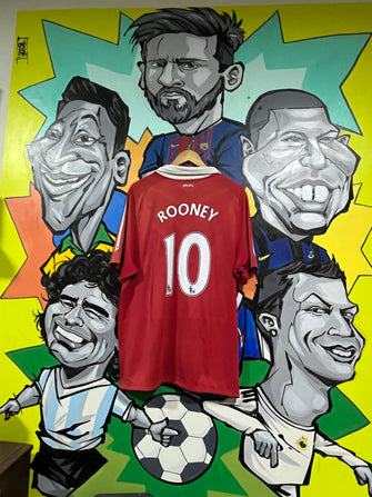 Manchester United - 2010/11 - Rooney - XL - 8/10